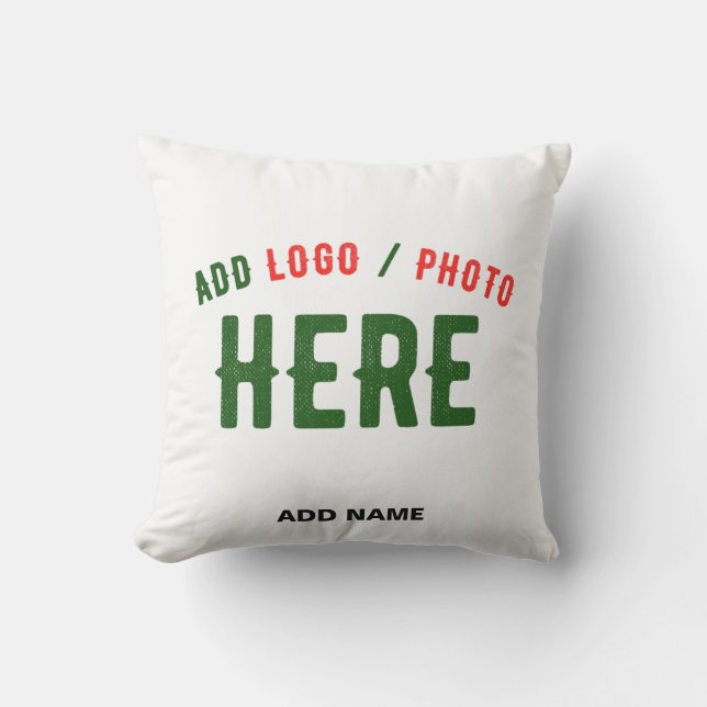 STYLISH MODERN CUSTOMIZABLE WHITE VERIFIED BRANDED OUTDOOR PILLOW (Front)