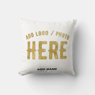 STYLISH MODERN CUSTOMIZABLE WHITE VERIFIED BRANDED OUTDOOR PILLOW
