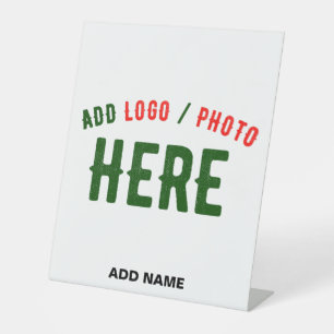STYLISH MODERN CUSTOMIZABLE WHITE VERIFIED BRANDED PEDESTAL SIGN