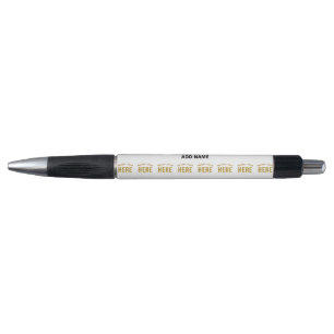 STYLISH MODERN CUSTOMIZABLE WHITE VERIFIED BRANDED PEN