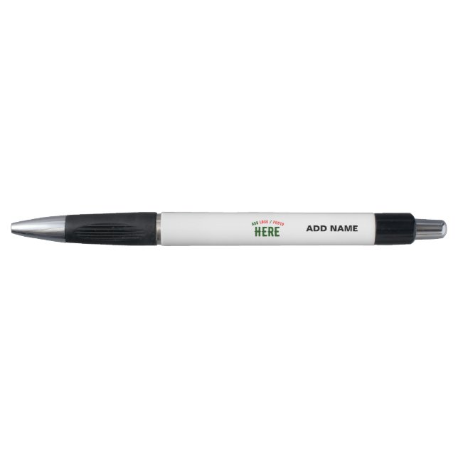 STYLISH MODERN CUSTOMIZABLE WHITE VERIFIED BRANDED PEN (Front)