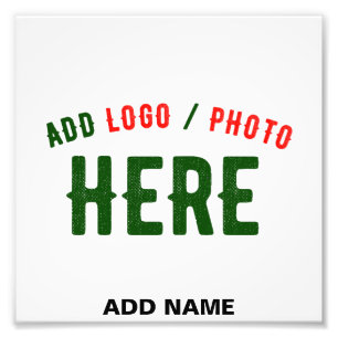 STYLISH MODERN CUSTOMIZABLE WHITE VERIFIED BRANDED PHOTO PRINT