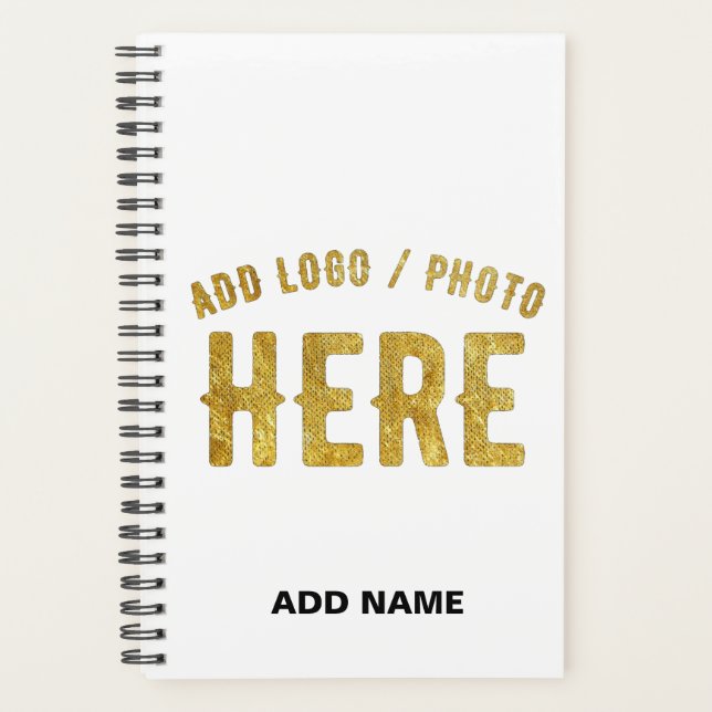 STYLISH MODERN CUSTOMIZABLE WHITE VERIFIED BRANDED PLANNER (Front)