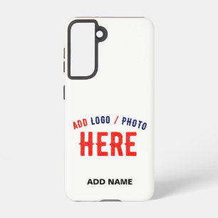 STYLISH MODERN CUSTOMIZABLE WHITE VERIFIED BRANDED SAMSUNG GALAXY CASE