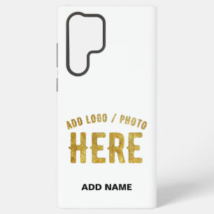 STYLISH MODERN CUSTOMIZABLE WHITE VERIFIED BRANDED SAMSUNG GALAXY CASE