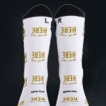 STYLISH MODERN CUSTOMIZABLE WHITE VERIFIED BRANDED SOCKS<br><div class="desc">THIS IS A DESIGN FITTING FOR EVERYONE.YOU CAN CHANGE, RESIZE OR ADD LOGO, PHOTO, TEXT AND COLOURS THE WAY YOU LIKE.THANK YOU.</div>
