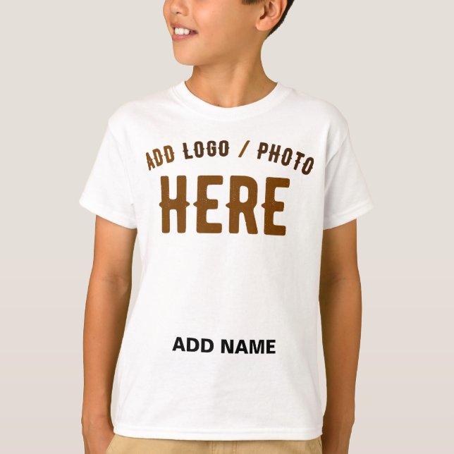 STYLISH MODERN CUSTOMIZABLE WHITE VERIFIED BRANDED T-Shirt (Front)