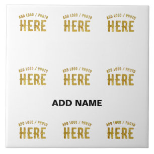 STYLISH MODERN CUSTOMIZABLE WHITE VERIFIED BRANDED TILE