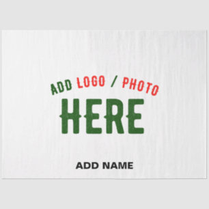 STYLISH MODERN CUSTOMIZABLE WHITE VERIFIED BRANDED TISSUE PAPER