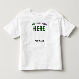 STYLISH MODERN CUSTOMIZABLE WHITE VERIFIED BRANDED TODDLER T-SHIRT