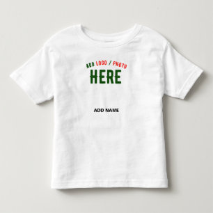 STYLISH MODERN CUSTOMIZABLE WHITE VERIFIED BRANDED TODDLER T-SHIRT