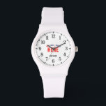 STYLISH MODERN CUSTOMIZABLE WHITE VERIFIED BRANDED WATCH<br><div class="desc">THIS IS A DESIGN FITTING FOR EVERYONE.YOU CAN CHANGE, RESIZE OR ADD LOGO, PHOTO, TEXT AND COLOURS THE WAY YOU LIKE.THANK YOU.</div>