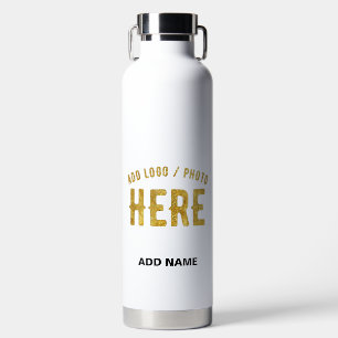 STYLISH MODERN CUSTOMIZABLE WHITE VERIFIED BRANDED WATER BOTTLE