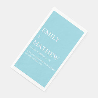 STYLISH MODERN CUSTOMIZED ELEGANT CLASSIC WEDDING NAPKIN