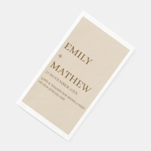 STYLISH MODERN CUSTOMIZED ELEGANT CLASSIC WEDDING  NAPKIN