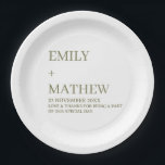STYLISH MODERN CUSTOMIZED ELEGANT CLASSIC WEDDING PAPER PLATE<br><div class="desc">CUSTOM NAME MINIMAL MONOGRAM BLACK & WHITE TYPOGRAPHY WEDDING NAPKINS PERSONALIZED NAME CUTE WEDDING COASTERS
STYLISH MODERN CUSTOMIZED ELEGANT CLASSIC WEDDING SQUARE PAPER PLATES</div>