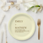 STYLISH MODERN CUSTOMIZED ELEGANT CLASSIC WEDDING PAPER PLATE<br><div class="desc">CUSTOM NAME MINIMAL MONOGRAM BLACK & WHITE TYPOGRAPHY WEDDING NAPKINS PERSONALIZED NAME CUTE WEDDING COASTERS
STYLISH MODERN CUSTOMIZED ELEGANT CLASSIC WEDDING SQUARE PAPER PLATES</div>