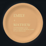 STYLISH MODERN CUSTOMIZED ELEGANT CLASSIC WEDDING PAPER PLATE<br><div class="desc">CUSTOM NAME MINIMAL MONOGRAM BLACK & WHITE TYPOGRAPHY WEDDING NAPKINS PERSONALIZED NAME CUTE WEDDING COASTERS
STYLISH MODERN CUSTOMIZED ELEGANT CLASSIC WEDDING SQUARE PAPER PLATES</div>