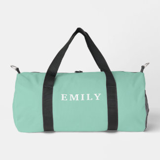 Stylish Modern Customized Name Travel Gym & Yoga Duffle Bag