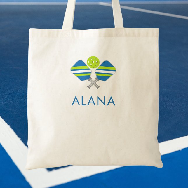 Stylish Modern Cute and Colourful Pickleball Tote Bag (Creator Uploaded)