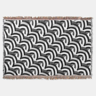stylish modern elegant chevrons throw blanket