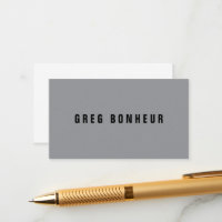 Stylish Modern Looking Name | Grey & Black