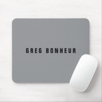 Stylish Modern Looking Name | Grey & Black