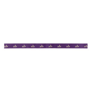  STYLISH MODERN MINIMAL CUSTOMIZED NAME YOUR LOGO SATIN RIBBON