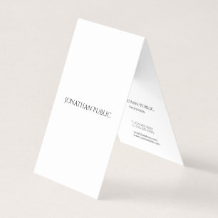 Stylish Modern Minimalist Professional Cool Simple Business Card
