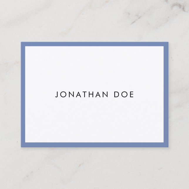 Stylish Modern Minimalist Professional Trendy Luxe Business Card (Front)