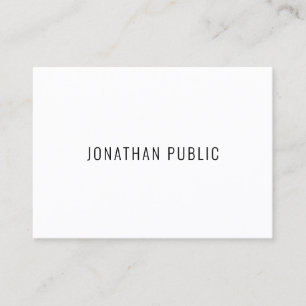 Stylish Modern Minimalist Template Professional Business Card