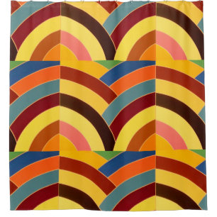 stylish modern multi-colour chevrons pattern