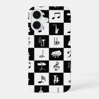 Stylish Modern Music Notes and Instruments
