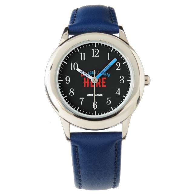 STYLISH MODERN NAVY BLUE UNIQUE VERIFIED BRANDED WATCH (Front)