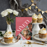 Stylish Modern Ninety | 90th Birthday 3 Photo Invitation<br><div class="desc">Celebrate a milestone birthday in style with our Stylish Modern Ninety invitations, designed to showcase three cherished photos of the guest of honour. Perfect for a 90th birthday, these invitations can be customized for any age and feature a sleek, contemporary design that will set the tone for an unforgettable celebration....</div>