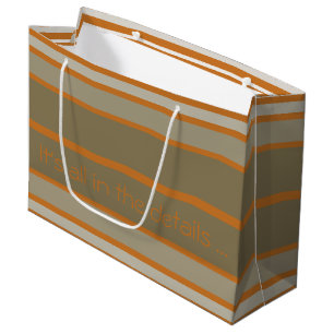 Stylish Modern Paper Shopping Large Gift Bag