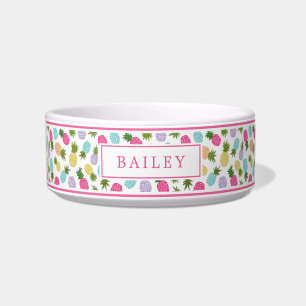 Stylish Modern Pineapple Pattern   Colour Bowl
