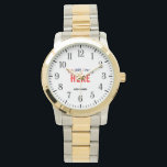 STYLISH MODERN SILVERY GOLDEN VERIFIED BRANDED WATCH<br><div class="desc">THIS IS A DESIGN FITTING FOR EVERYONE.YOU CAN CHANGE, RESIZE OR ADD LOGO, PHOTO, TEXT AND COLOURS THE WAY YOU LIKE.THANK YOU.</div>