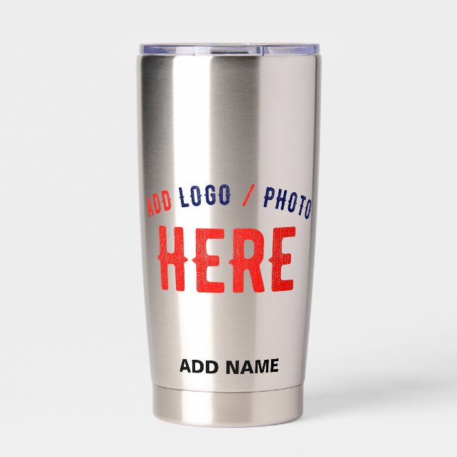 STYLISH MODERN STAINLESS STEEL VERIFIED BRANDED INSULATED TUMBLER (Front)