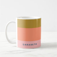 Stylish Modern Stripes in Pretty Earth Tones Name