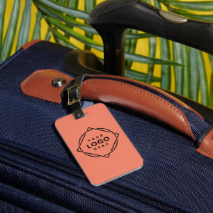 stylish modern world traveller customizable  luggage tag