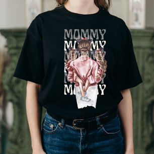 Stylish Mommy Loving Mother and Daughter gift Tri-Blend Shirt
