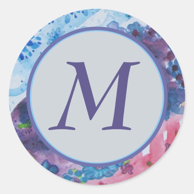 Stylish Monogram Envelope Seal (Front)