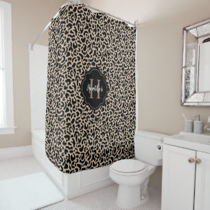 Stylish Monogram Leopard Print