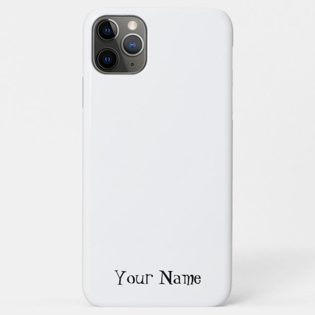 Stylish Monogram | Modern Minimalist White Script  Case-Mate iPhone Case (Back)