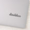 Stylish Monogram | Modern Script Laptop Sticker