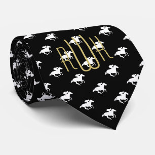 Stylish Monogram   Racing Sports Tie
