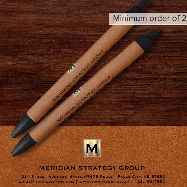 Stylish Monogram Writing Pen for Business (Creator Uploaded)
