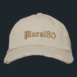 Stylish monogrammed beige<br><div class="desc">Stylish monogrammed beige embroidered baseball cap.</div>