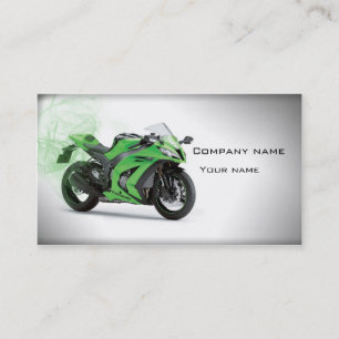 Stylish motorcycle business card